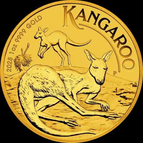 Australian 1oz Kangaroo Gold Coin (Year Varies)