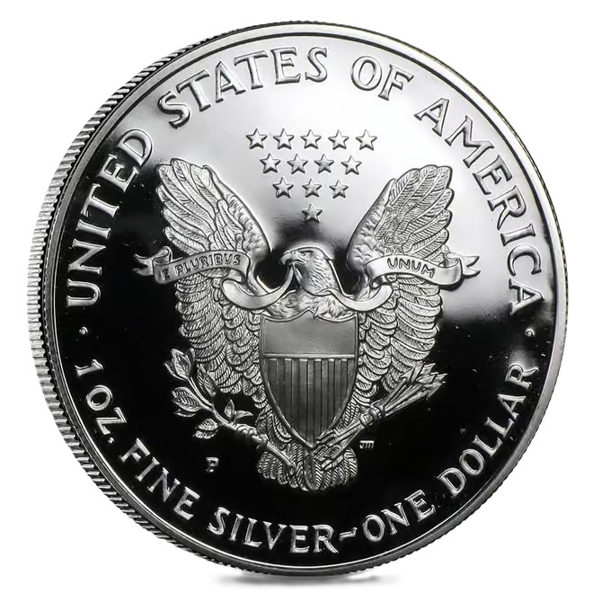 1997-P 1 oz Proof Silver American Eagle (w/Box & COA)