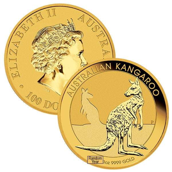 Australian 1oz Kangaroo Gold Coin (Year Varies)