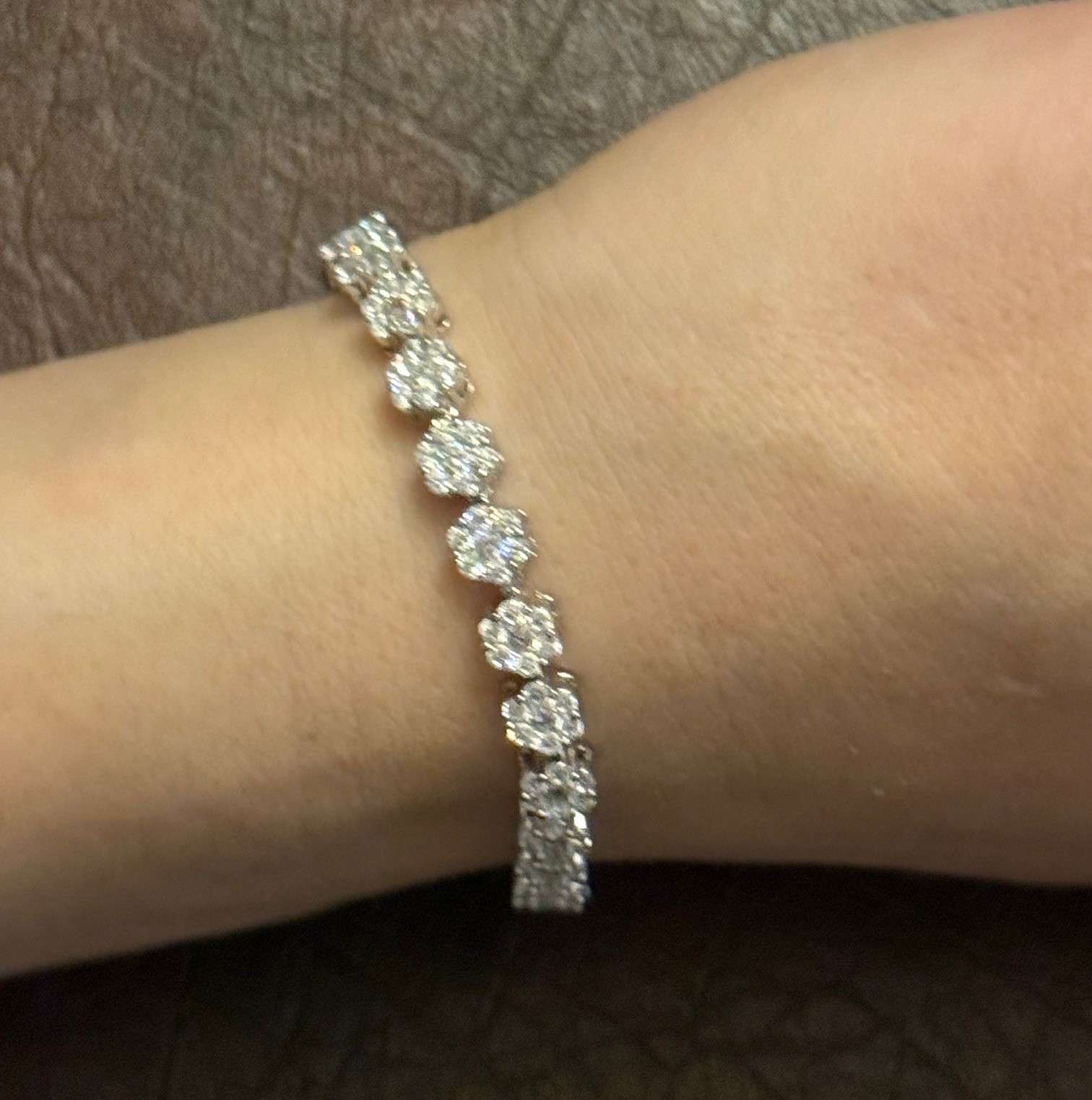 Classic Diamond Tennis Bracelet – Gold Elegance